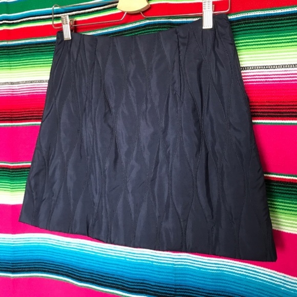 Topshop Premium Quilted Zip Skirt Mini Hardware - Picture 6 of 8